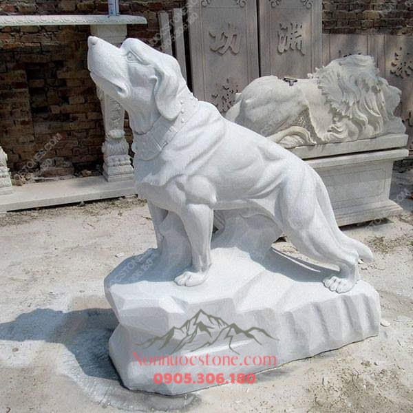 Tượng Con Chó Bằng Đá 10 1 Tượng Con Chó Bằng Đá 10