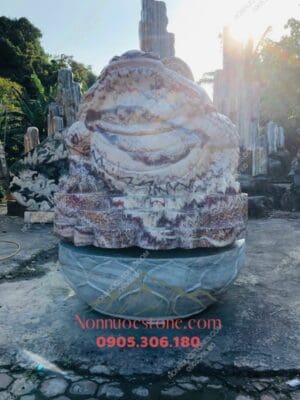 Tượng Con Cóc Bằng Đá 08