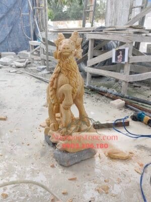 Tượng Con Dê Bằng Đá 20