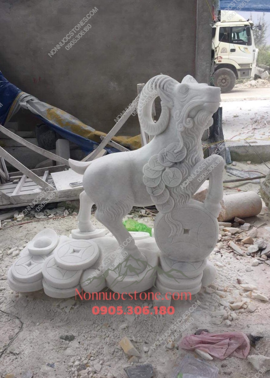 Tượng Con Dê Bằng Đá 03 1 Tượng Con Dê Bằng Đá 03