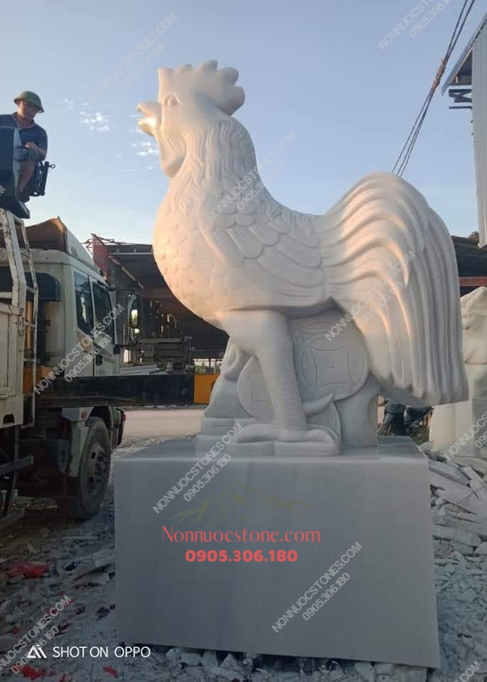 Tượng Con Gà Bằng Đá 10 1 Tượng Con Gà Bằng Đá 10