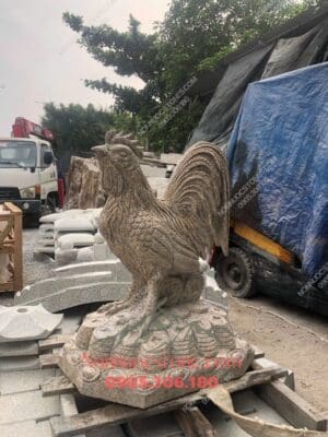 Tượng Con Gà Bằng Đá 17