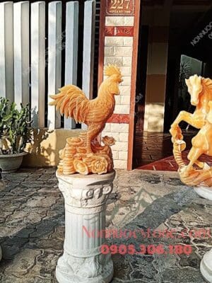 Tượng Con Gà Bằng Đá 18