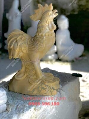 Tượng Con Gà Bằng Đá 02