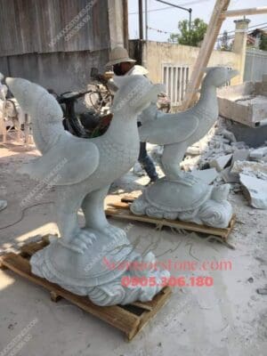Tượng Con Gà Bằng Đá 07