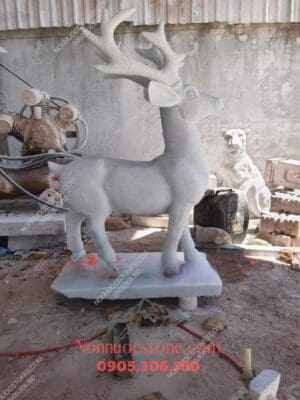 Tượng Nai Bằng Đá 01