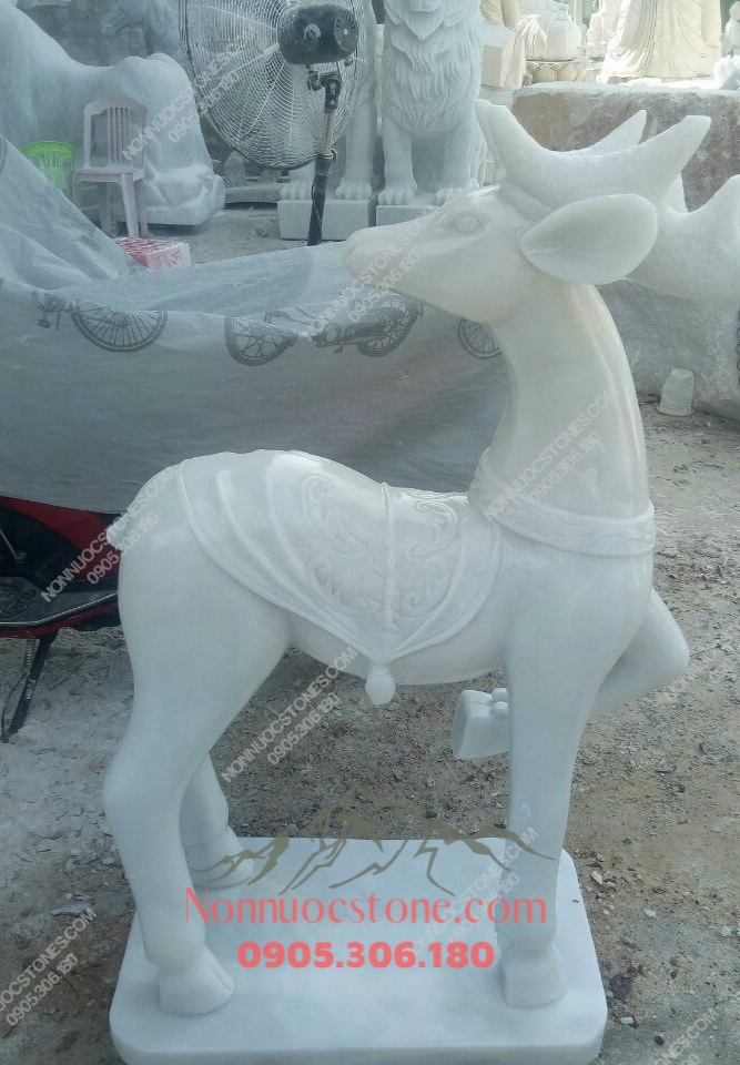 Tượng Nai Bằng Đá 22 1 Tượng Nai Bằng Đá 22