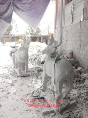 Tượng Nai Bằng Đá 04
