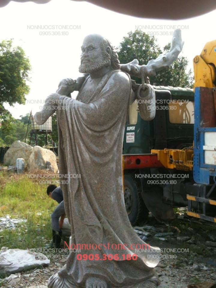 Tượng Đạt Ma Sư Tổ Bằng Đá 19 1 Tượng Đạt Ma Sư Tổ Bằng Đá 19