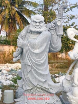 Tượng Đạt Ma Sư Tổ Bằng Đá 07