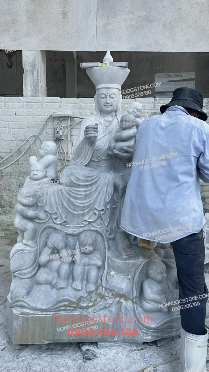 Tượng Phật Địa Tạng Độ Thai Nhi Bằng Đá 21 1 Tượng Phật Địa Tạng Độ Thai Nhi Bằng Đá 21