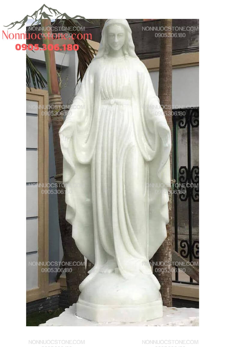 Tượng Đức Mẹ Ban Ơn Bằng Đá 38 1 Tượng Đức Mẹ Ban Ơn Bằng Đá 38