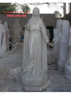 Tượng Đức Mẹ Fatima Bằng Đá 10