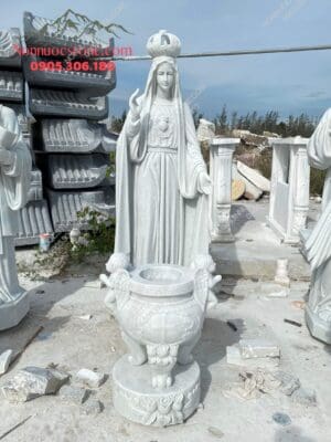 Tượng Đức Mẹ Fatima Bằng Đá 11