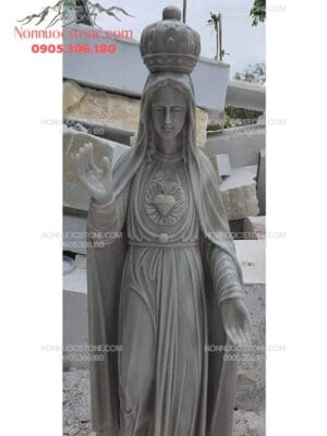 Tượng Đức Mẹ Fatima Bằng Đá 20