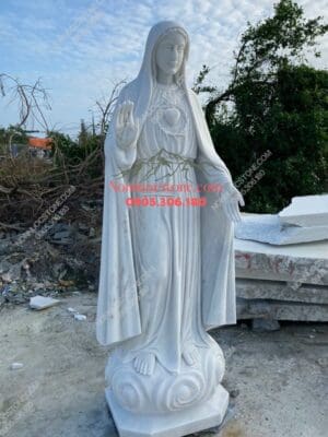 Tượng Đức Mẹ Fatima Bằng Đá 21