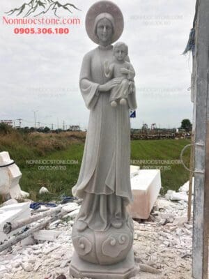 Tượng Đức Mẹ La Vang Bằng Đá 19