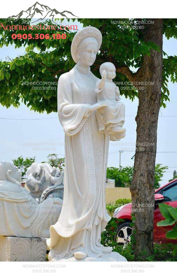 Tượng Đức Mẹ La Vang Bằng Đá 23 1 Tượng Đức Mẹ La Vang Bằng Đá 23