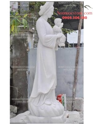 Tượng Đức Mẹ La Vang Bằng Đá 05
