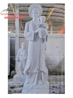 Tượng Đức Mẹ La Vang Bằng Đá 08