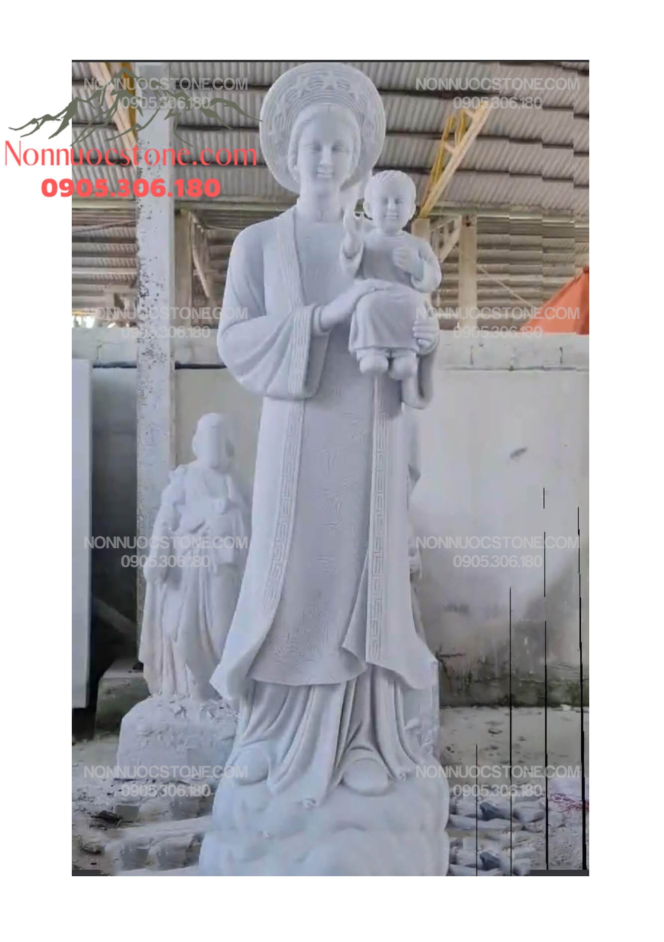 Tượng Đức Mẹ La Vang Bằng Đá 08 1 Tượng Đức Mẹ La Vang Bằng Đá 08