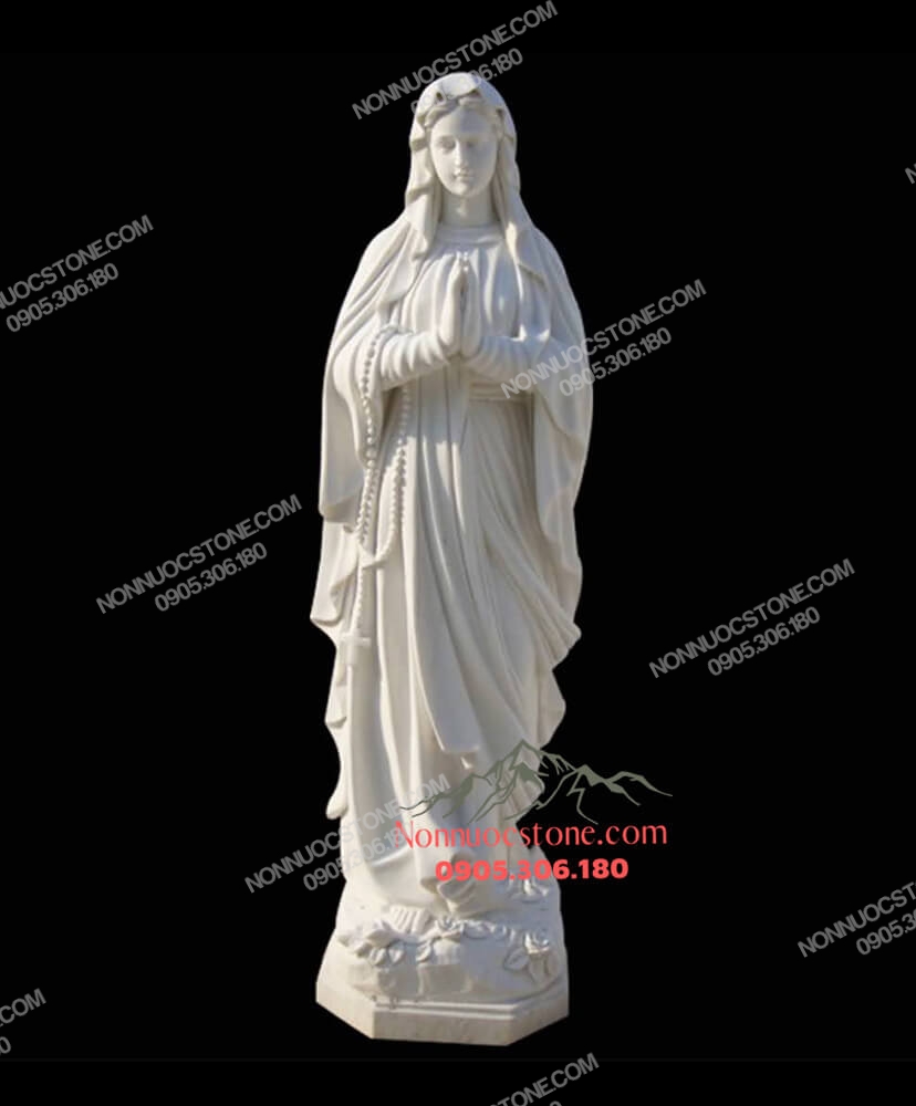 Tượng Đức Mẹ Lộ Đức Bằng Đá 11 1 Tượng Đức Mẹ Lộ Đức Bằng Đá 11