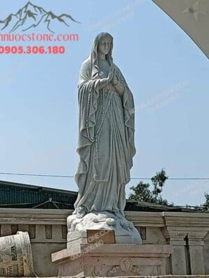 Tượng Đức Mẹ Lộ Đức Bằng Đá 20