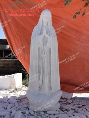 Tượng Đức Mẹ Lộ Đức Bằng Đá 21