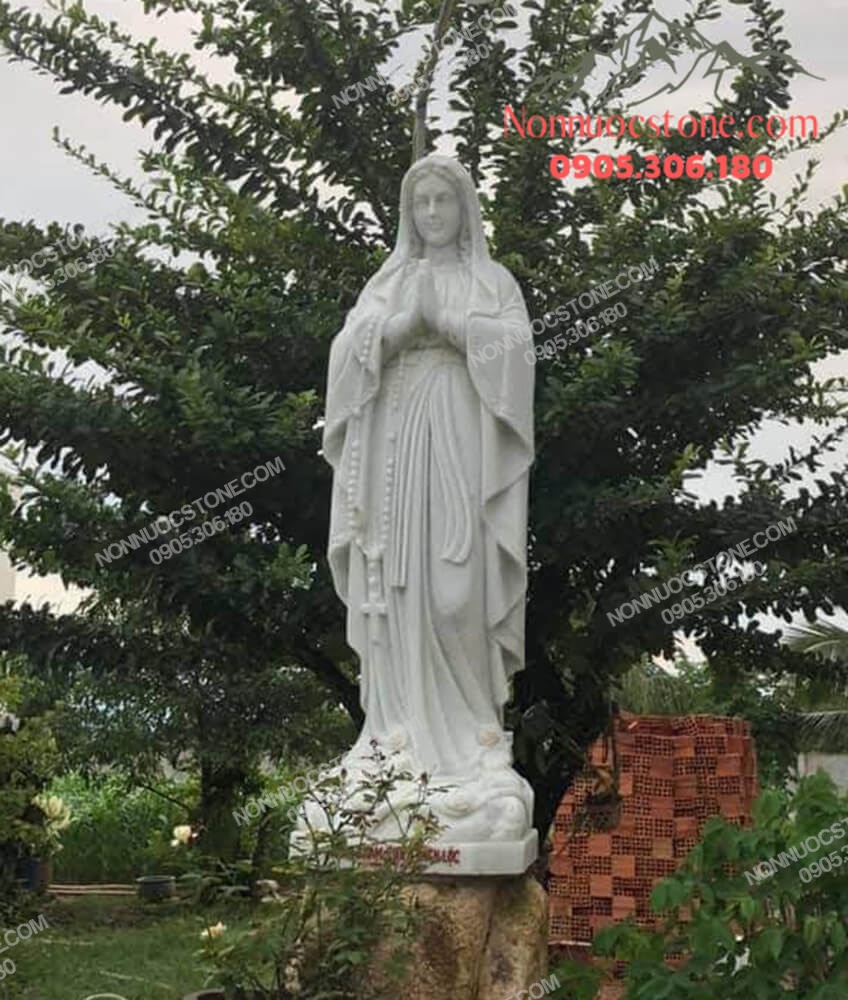 Tượng Đức Mẹ Lộ Đức Bằng Đá 23 1 Tượng Đức Mẹ Lộ Đức Bằng Đá 23