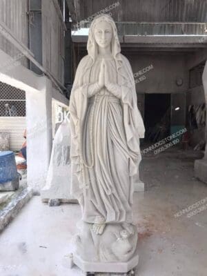 Tượng Đức Mẹ Lộ Đức Bằng Đá 03
