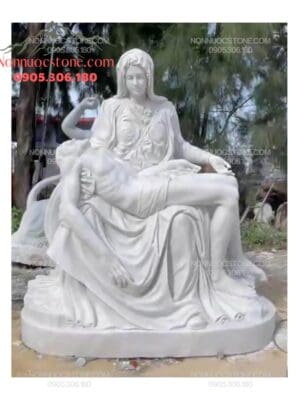 Tượng Đức Mẹ Sầu Bi Bằng Đá 02