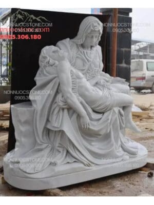 Tượng Đức Mẹ Sầu Bi Bằng Đá 24