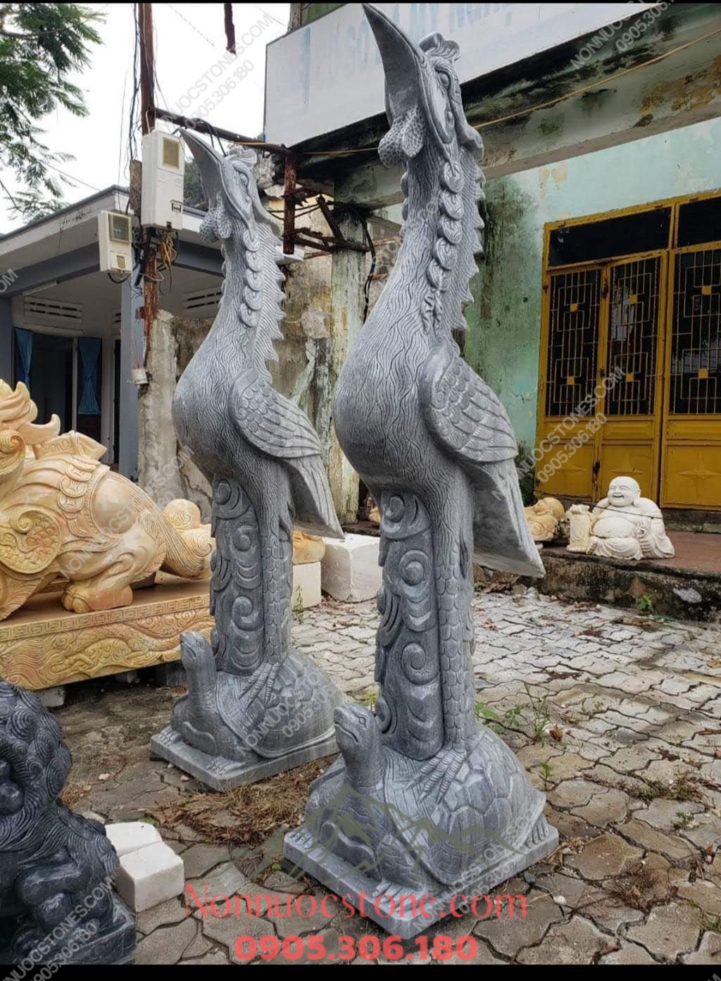 Tượng Hạc Bằng Đá 15 1 Tượng Hạc Bằng Đá 15
