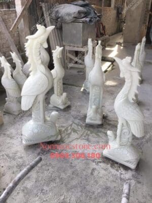 Tượng Hạc Bằng Đá 02