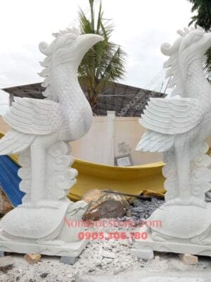 Tượng Hạc Bằng Đá 03