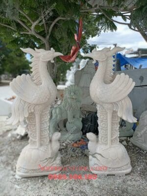 Tượng Hạc Bằng Đá 08