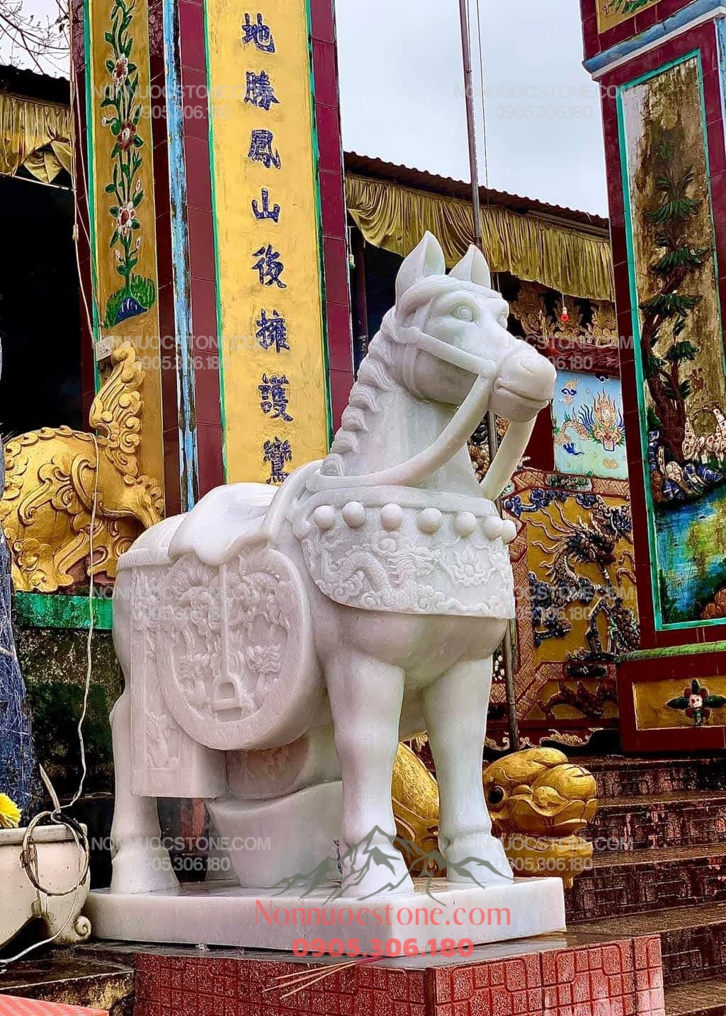 Tượng Ngựa Bằng Đá 06 1 Tượng Ngựa Bằng Đá 06
