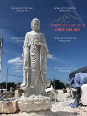 Tượng Phật A Di Đà Bằng Đá 15