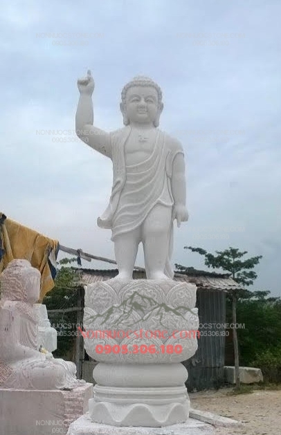 Tượng Phật Đản Sanh Bằng Đá 15 1 Tượng Phật Đản Sanh Bằng Đá 15