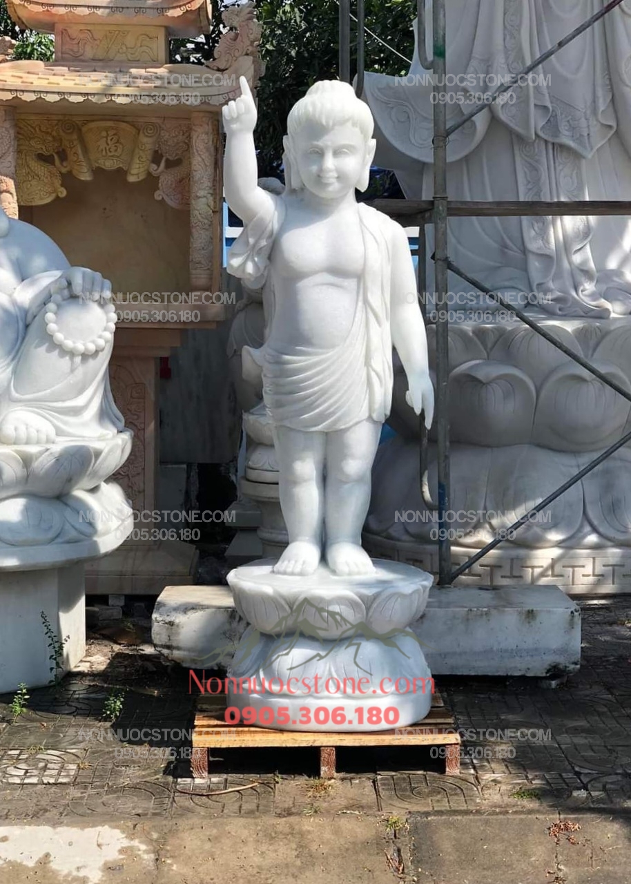 Tượng Phật Đản Sanh Bằng Đá 18 1 Tượng Phật Đản Sanh Bằng Đá 18