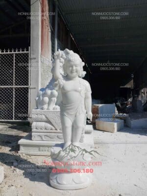 Tượng Phật Đản Sanh Bằng Đá 03