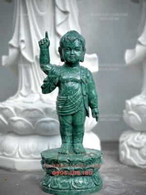 Tượng Phật Đản Sanh Bằng Đá 05