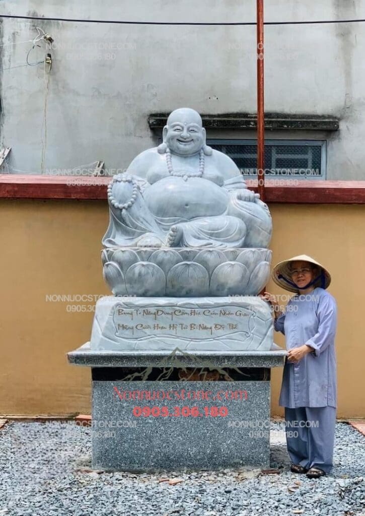 101+ Mẫu Tượng Phật Di Lặc Bằng Đá Đẹp tại Cơ Sở Điêu Khắc Đá non Nước 1
