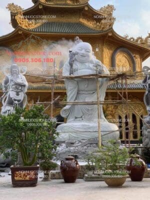 Tượng Phật Di Lặc Bằng Đá 10