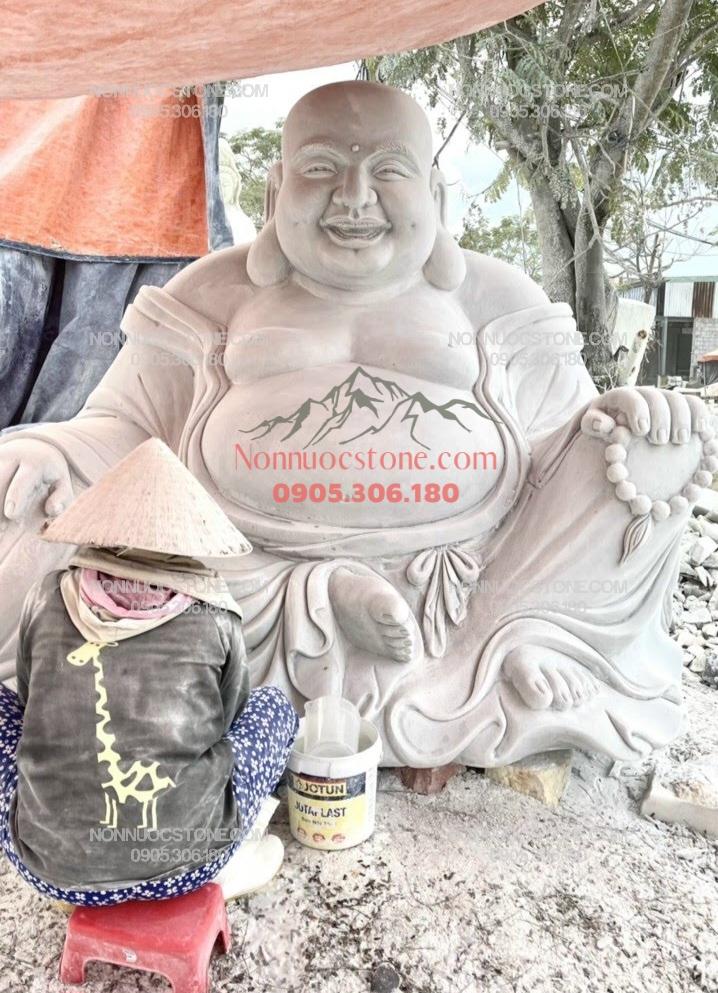 Tượng Phật Di Lặc Bằng Đá 114 1 Tượng Phật Di Lặc Bằng Đá 114