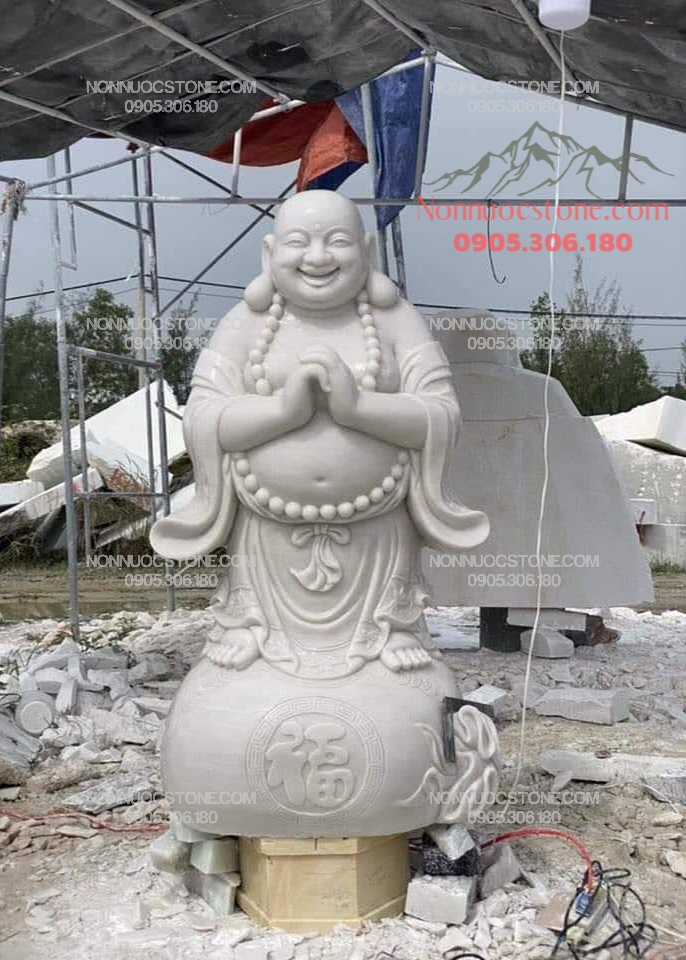 101+ Mẫu Tượng Phật Di Lặc Bằng Đá Đẹp tại Cơ Sở Điêu Khắc Đá non Nước 22