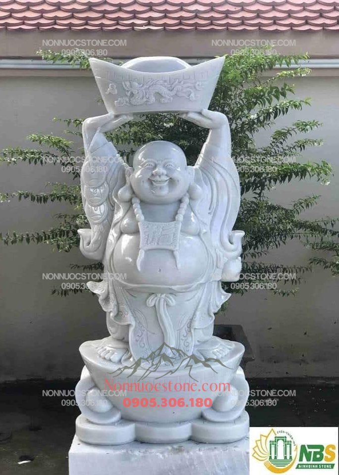 Tượng Phật Di Lặc Bằng Đá 47 1 Tượng Phật Di Lặc Bằng Đá 47