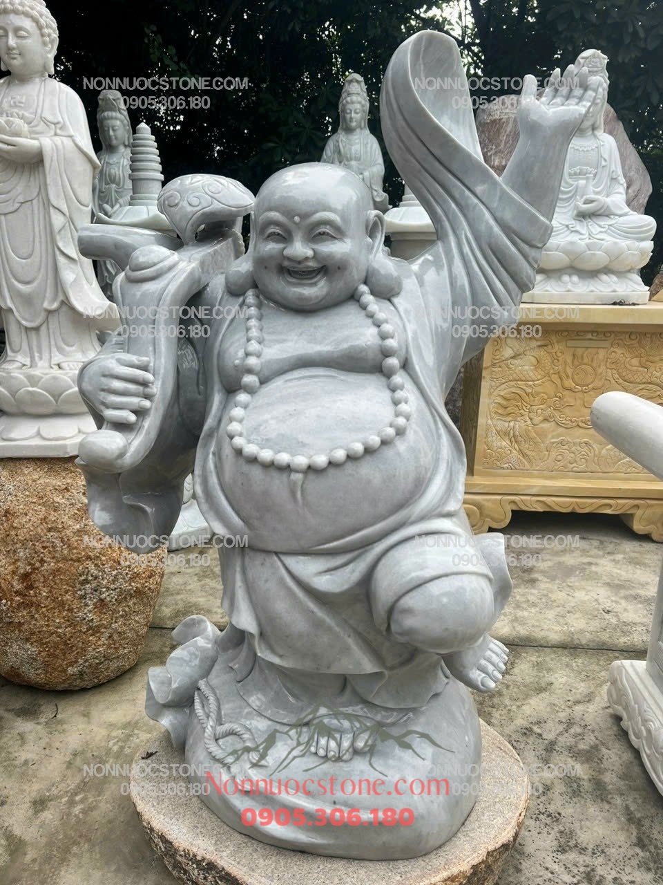 Tượng Phật Di Lặc bằng đá- Tìm hiểu, Lựa Chọn và Thờ Tự trong phong thủy 3 Tượng Phật Di Lặc bằng đá- Tìm hiểu, Lựa Chọn và Thờ Tự trong phong thủy 3