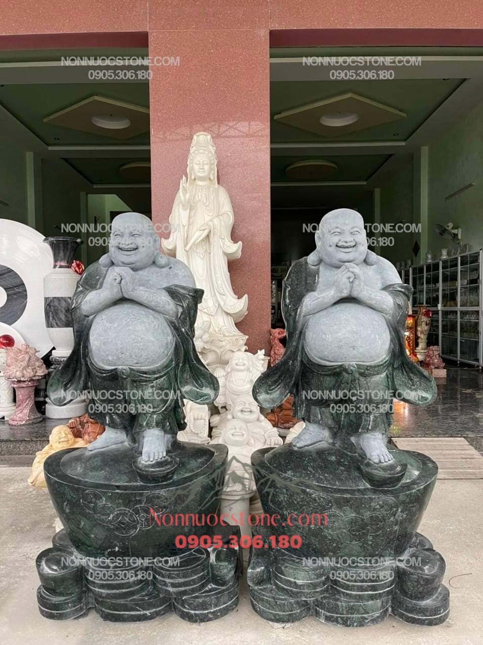 Tượng Phật Di Lặc Bằng Đá 74 1 Tượng Phật Di Lặc Bằng Đá 74