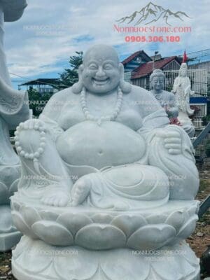 Tượng Phật Di Lặc Bằng Đá 08